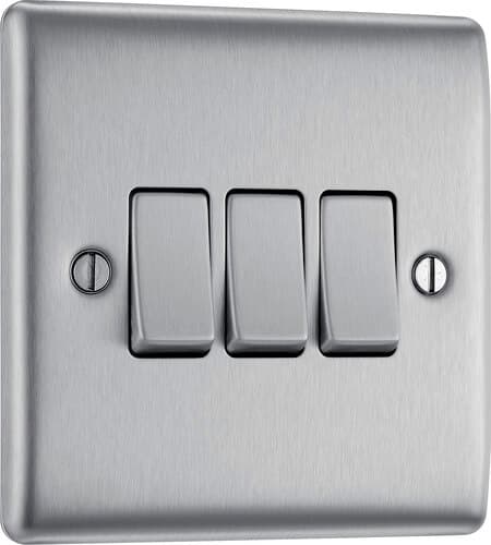 Screwless Flatplate Black Nickel Single Socket For Tv Or Fm Co-Axial Aerial Connection FBN60-01