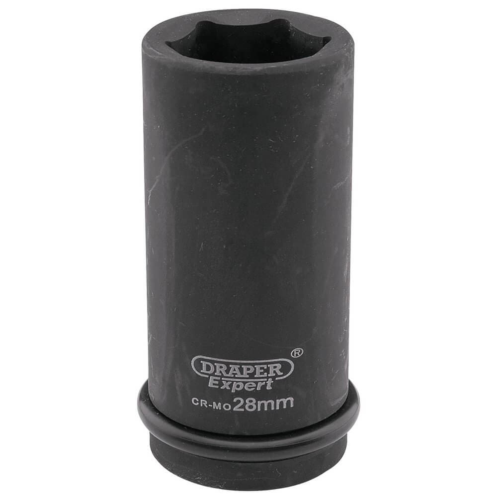 Draper Expert 05060 Expert Hi-Torq® 6 Point Deep Impact Socket 3/4in Sq. Dr. 28Mm each