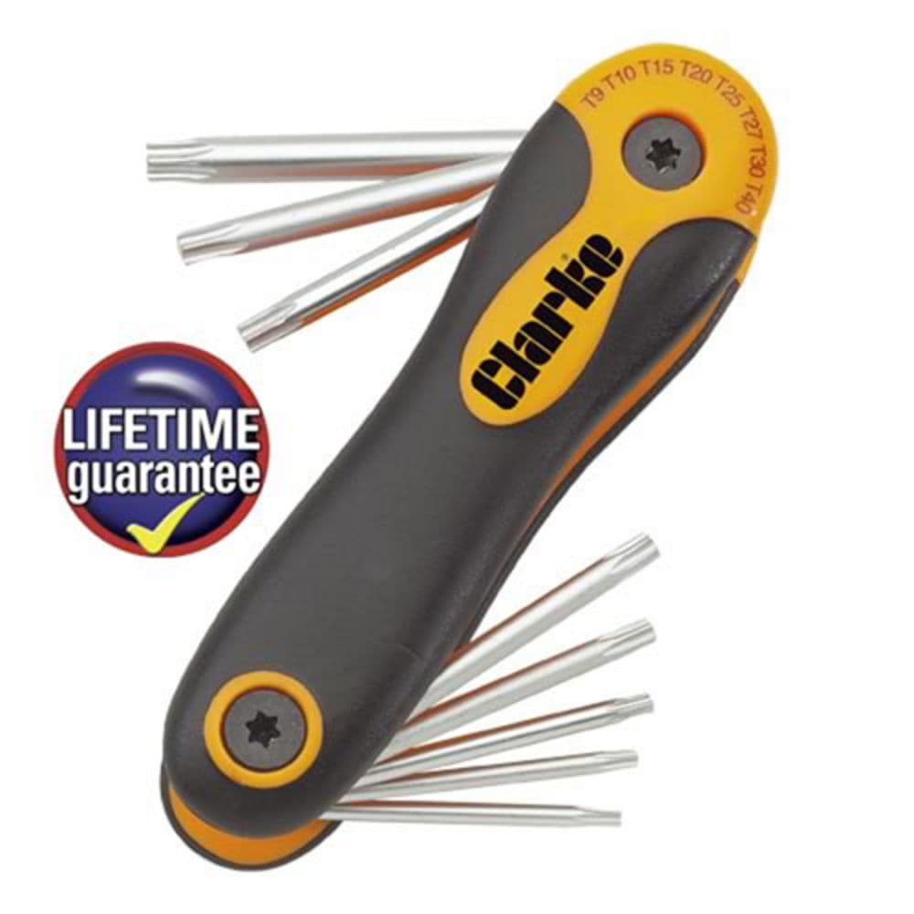 Clarke 1700541 Pro141 8 Piece Torx Key Set
