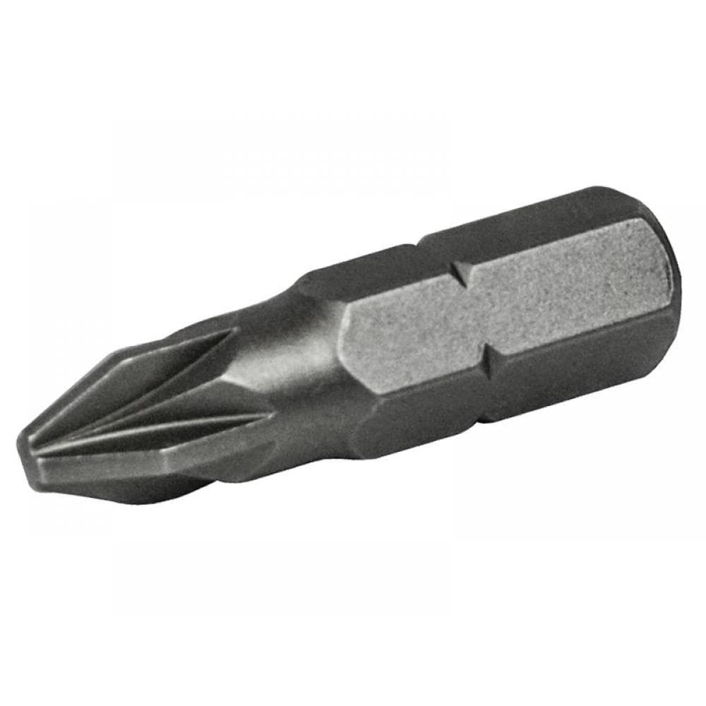Faithfull Pozi S2 Grade Steel Screwdriver Bits Pz2 X 25Mm (Pack 25)