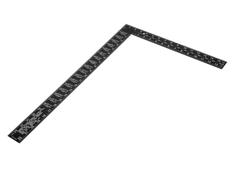 Faithfull Black Steel Roofing Square 400 X 600Mm (16 X 24In)