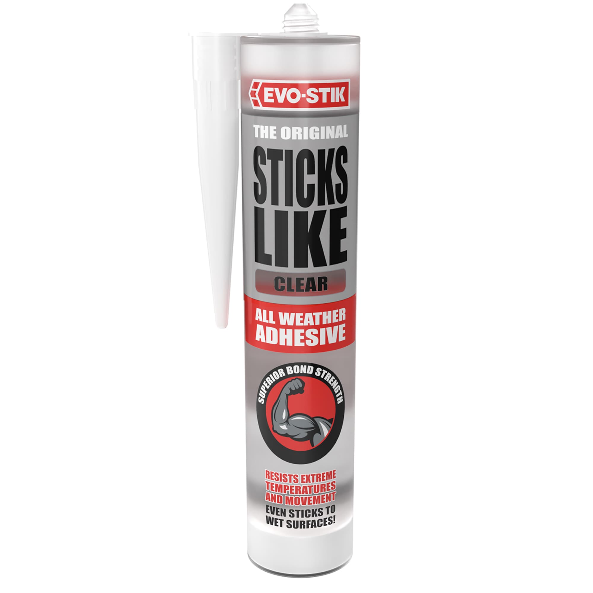 Evo Stik Clear Sticks Like Grab Adhesive, 290ml