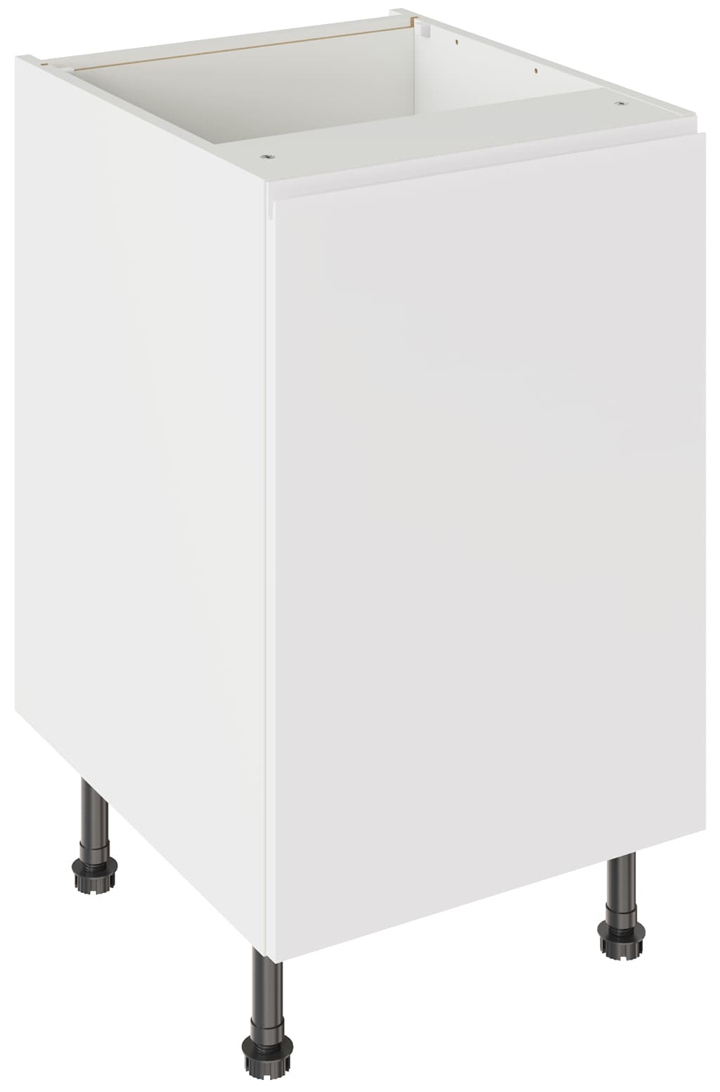 Flatpack Base Unit J-pull Ultra Matt White 500mm - FKKJ0503