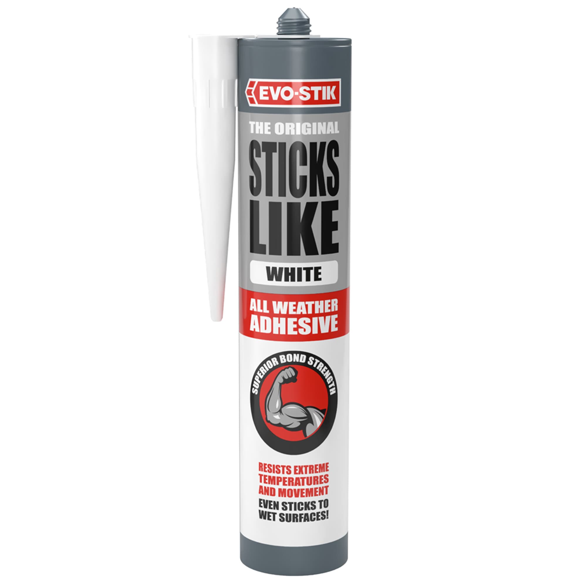 Evo-Stik White Sticks Like Grab Adhesive, 290ml