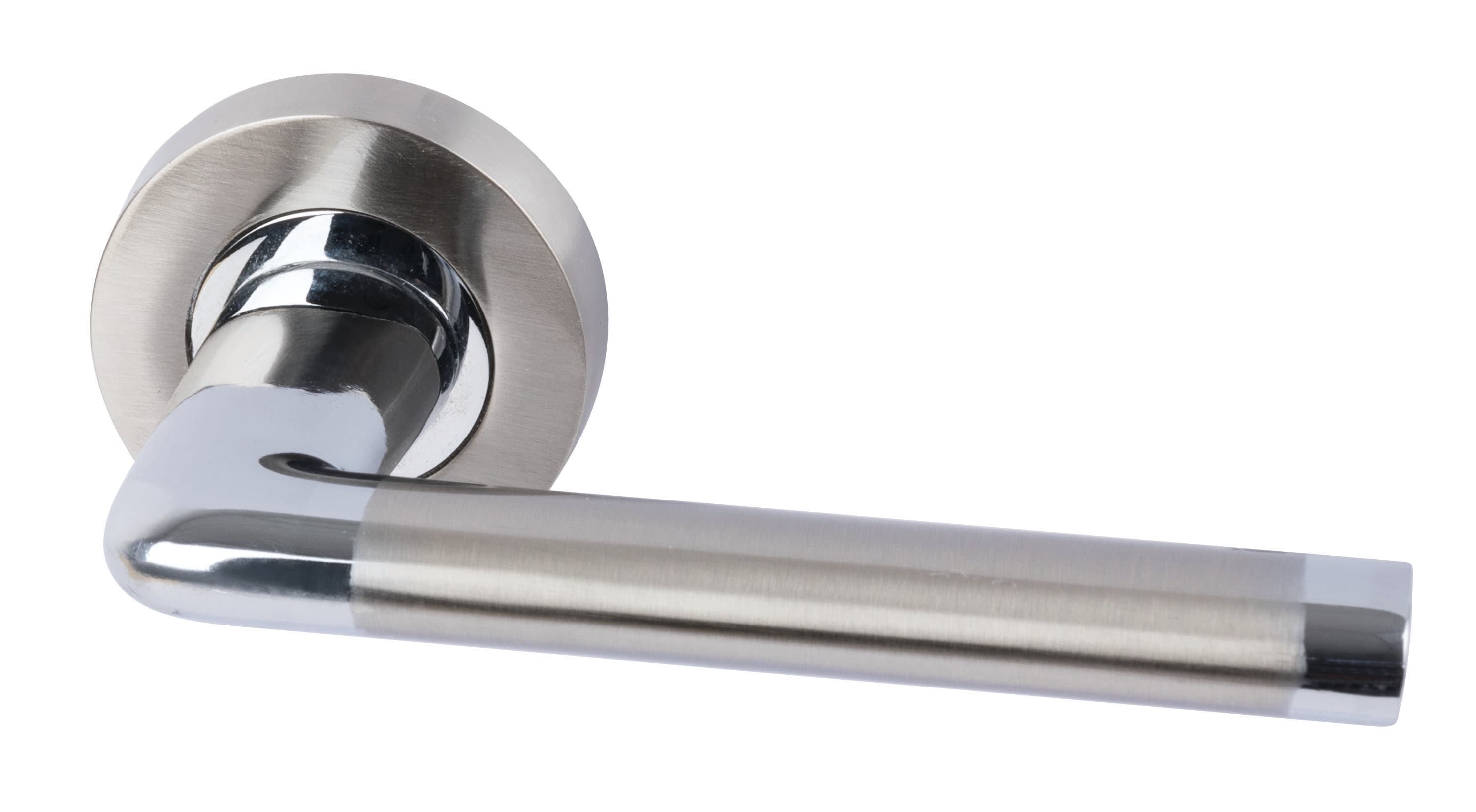 Hafele Gilman Lever On Rose Handle Two Tone