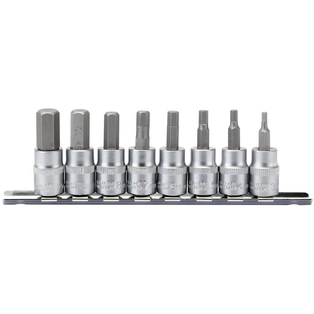 Draper Expert 16285 Metric Hex. Socket Bit Set 3/8in Sq. Dr. 48Mm (8 Piece) per set