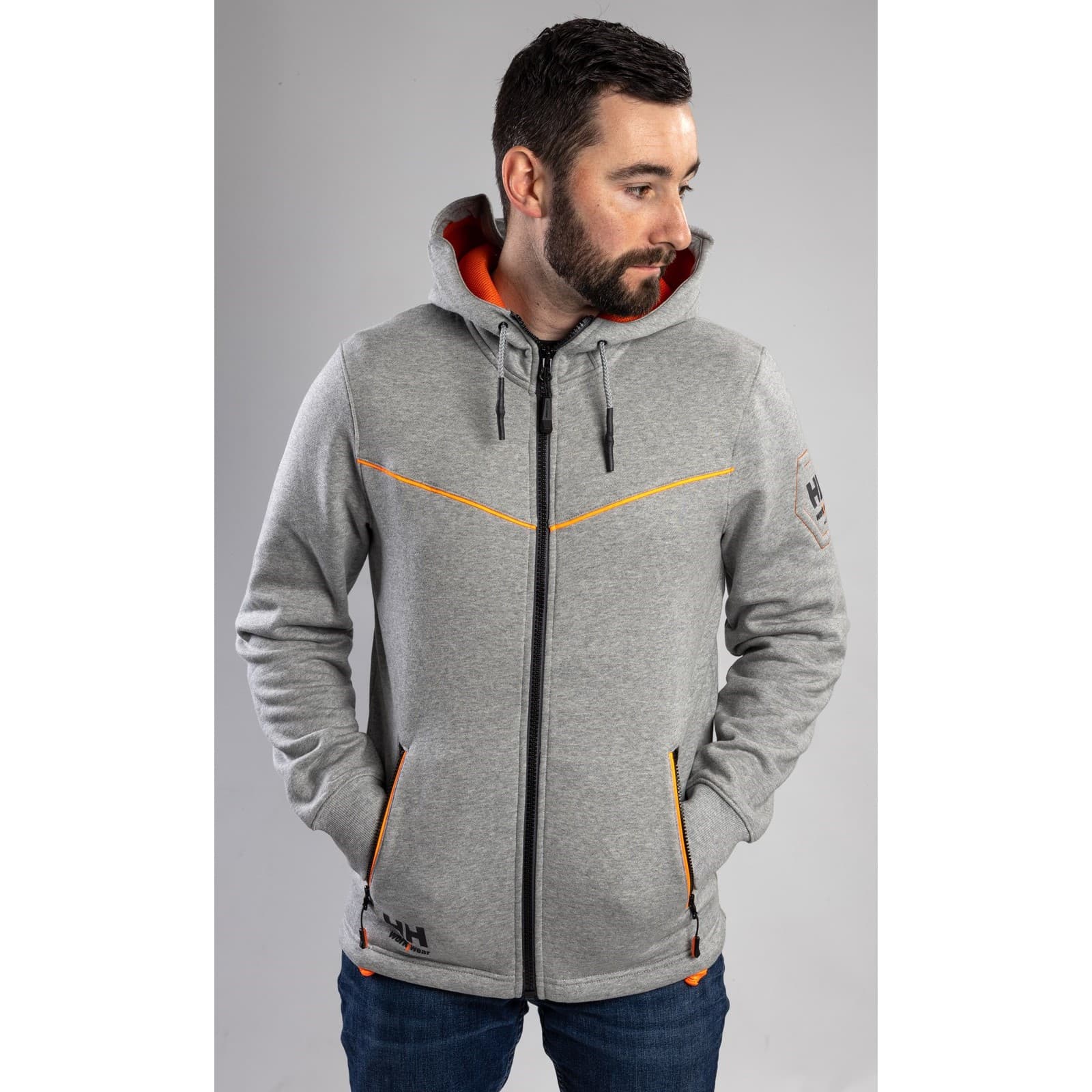 Helly Hansen Workwear Chelsea Evolution Hood Size Lge Grey 35091-65554-05