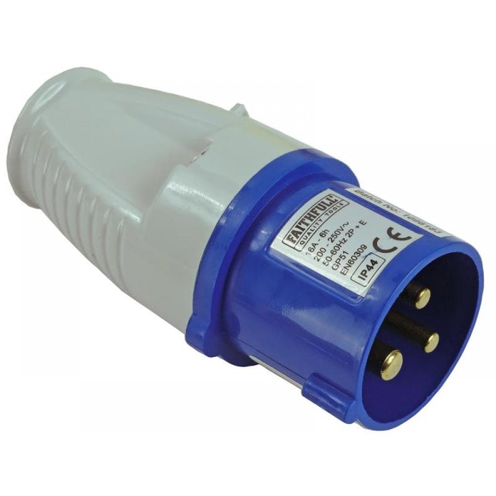 Faithfull Power Plus GP51 Blue Replacement Plug 16A