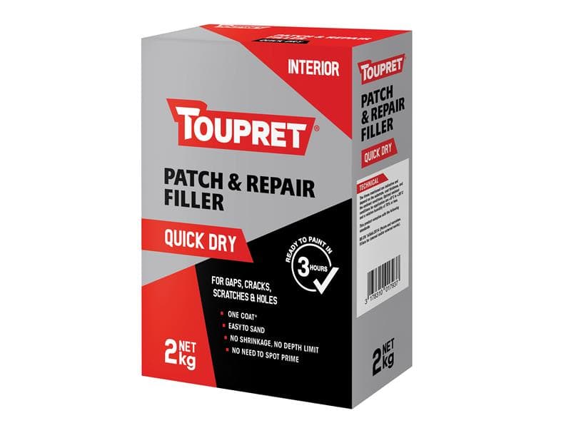 Toupret FGREB02GB Quick Dry Patch & Repair 2Kg