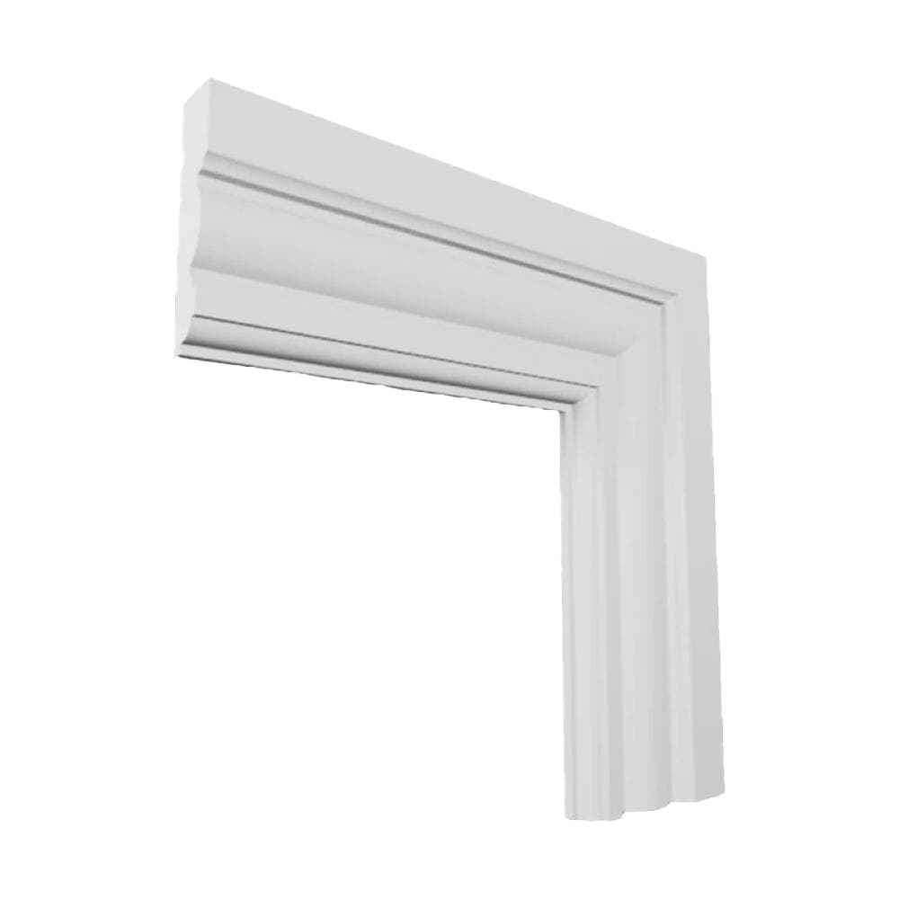 Edwardian MDF Architrave White Primed 4200mm x 95mm x 18mm