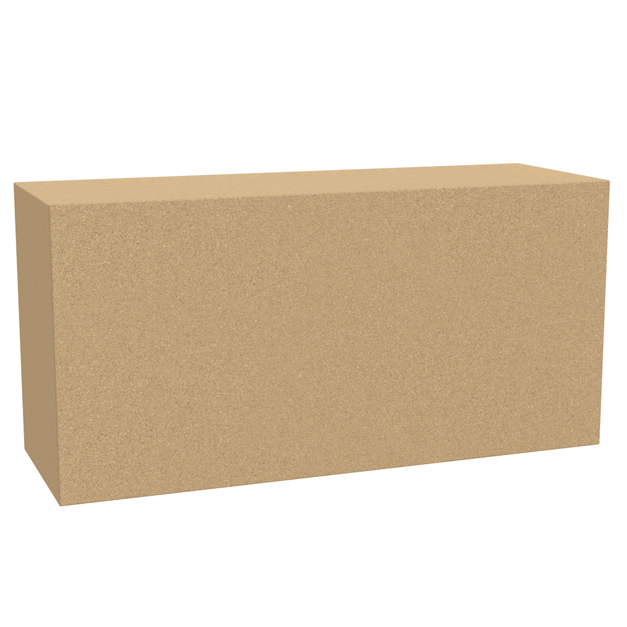 Forticrete Brown Cast Stone Ashlar Block A3 Bath, Size: 440x150x215mm