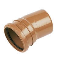 Drainage Bend Single Socket - 15 Degree x 160mm