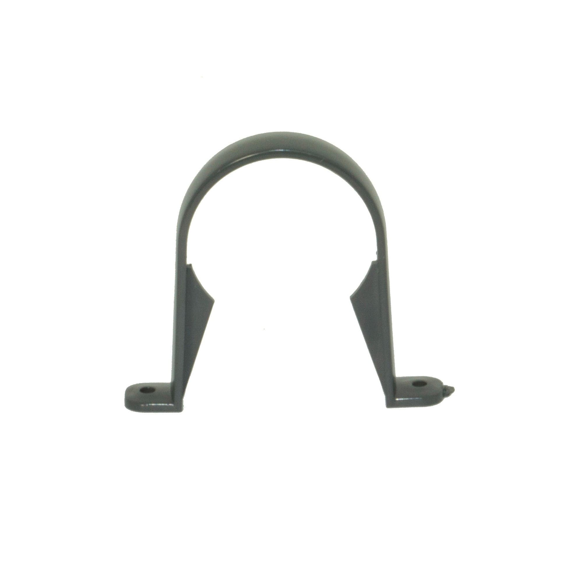 Half Round Downpipe Clip Anthracite Grey