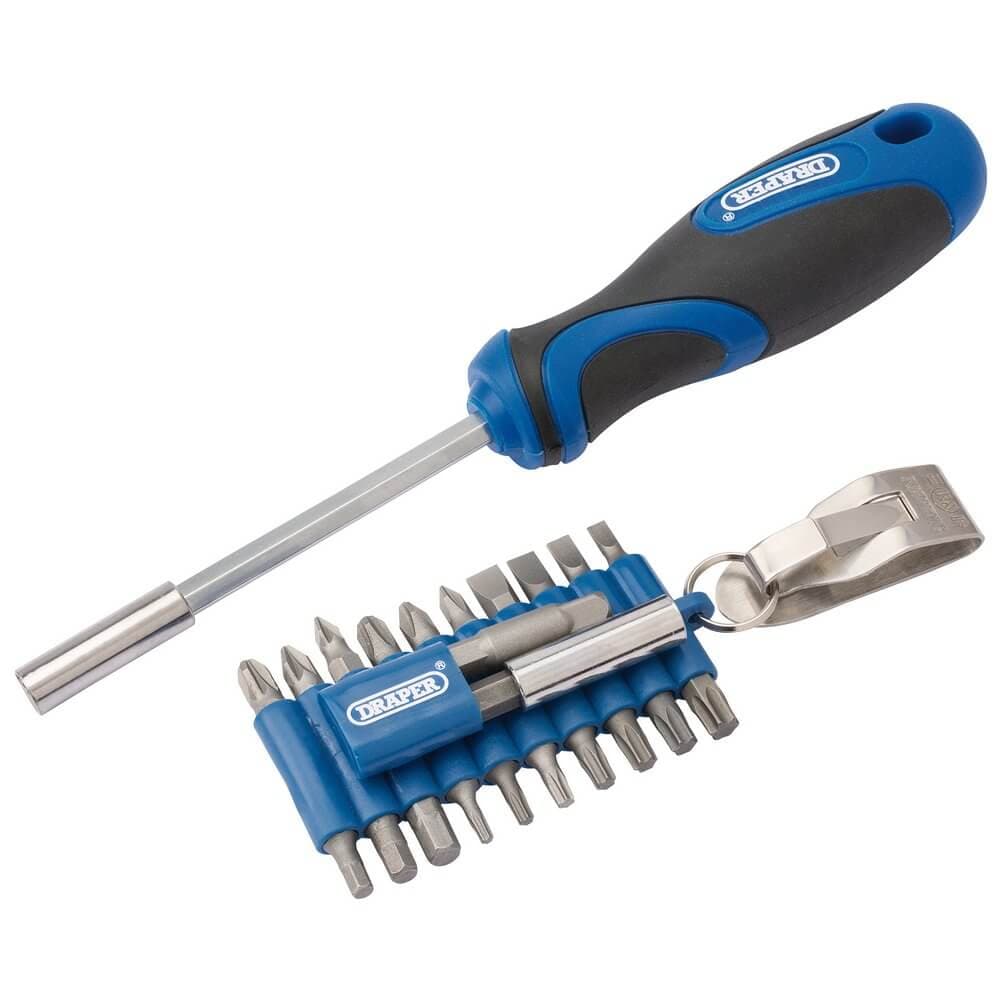 Draper 43624 Screwdriver And Bit Set (23 Piece) per set