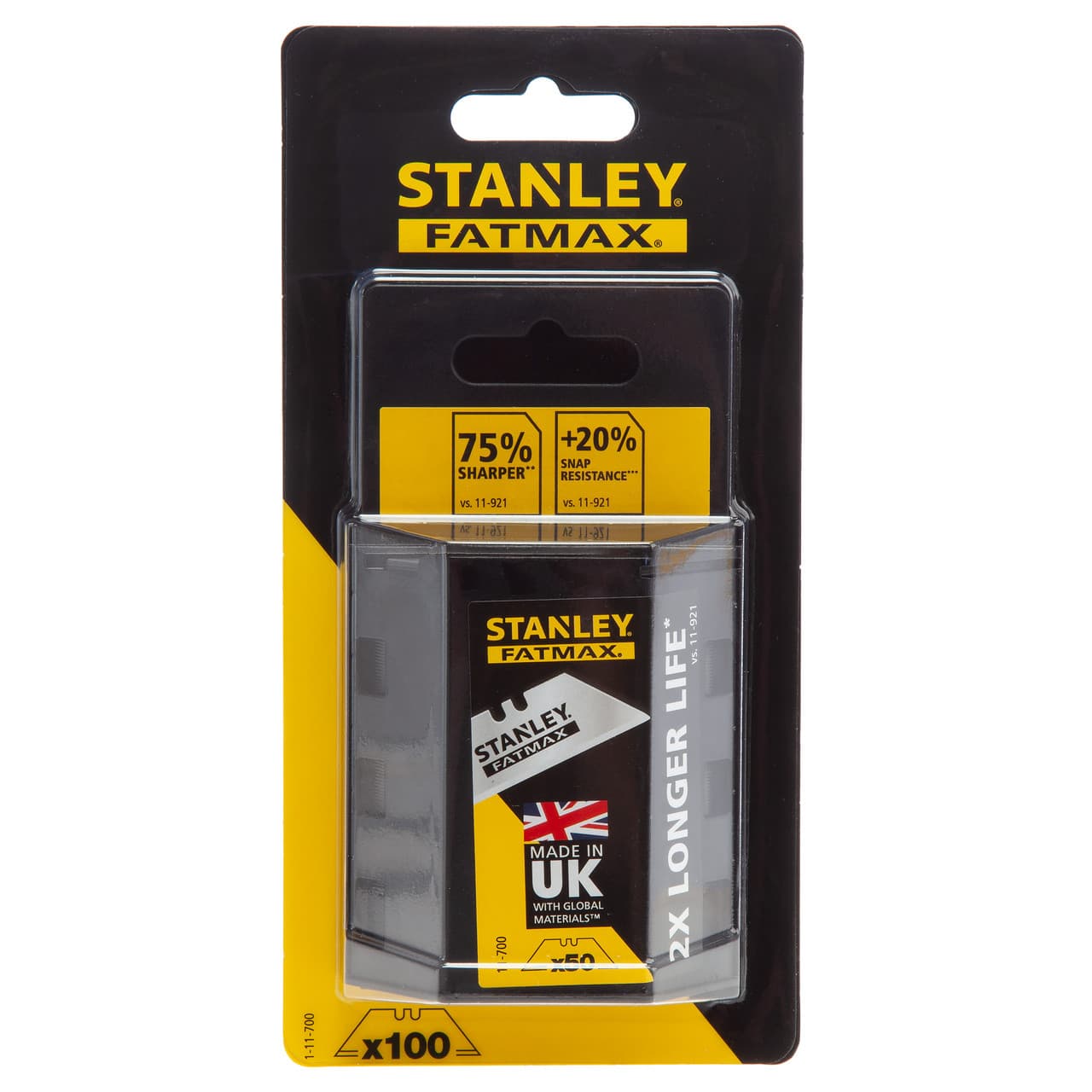 Stanley 1-11-700 Fatmax Utility Blades (Pack Of 100)