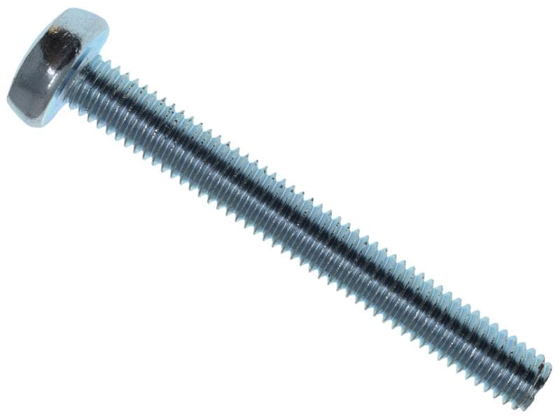 Metalmate® MEMMSPAN0650 Machine Screw Pozi Compatible Pan Head Zp M6 X 50Mm Box 25