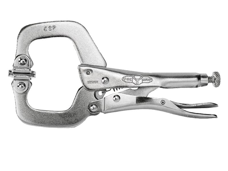 Irwin® Vise-Grip® T18EL4 6Sp Locking C-Clamp Swivel Pad 150Mm (6In)