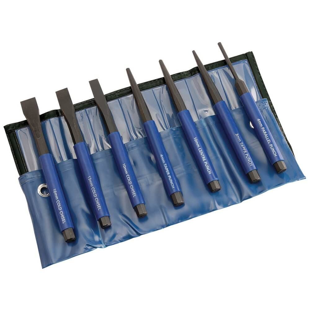 Draper 23187 Chisel And Punch Set (7 Piece) per set