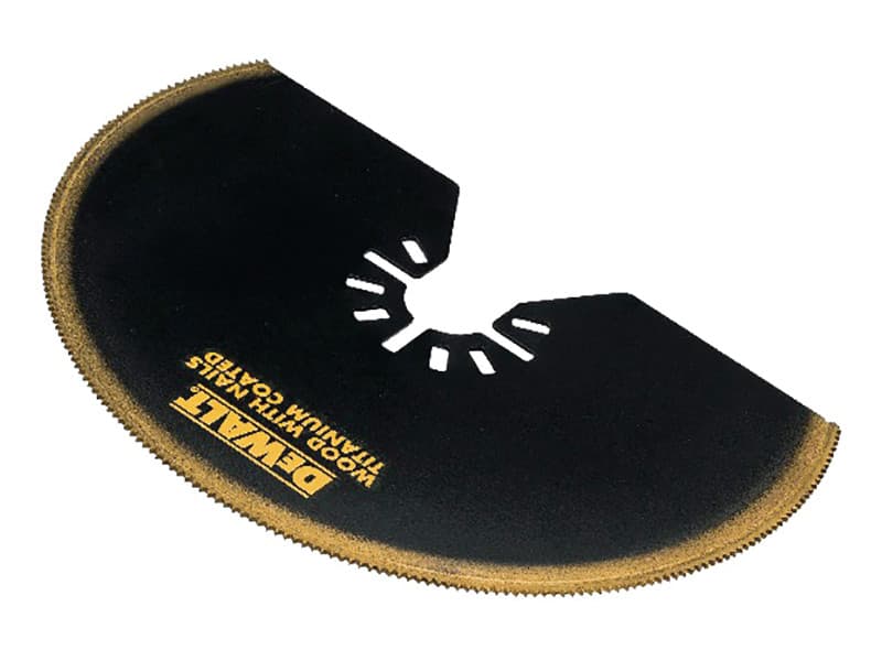 Dewalt DT20709-QZ Multi-Tool Titanium Semi Circle Blade 100Mm