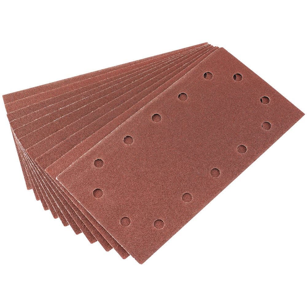 Draper 92312 Aluminium Oxide Sanding Sheets 115 X 227Mm 80 Grit each