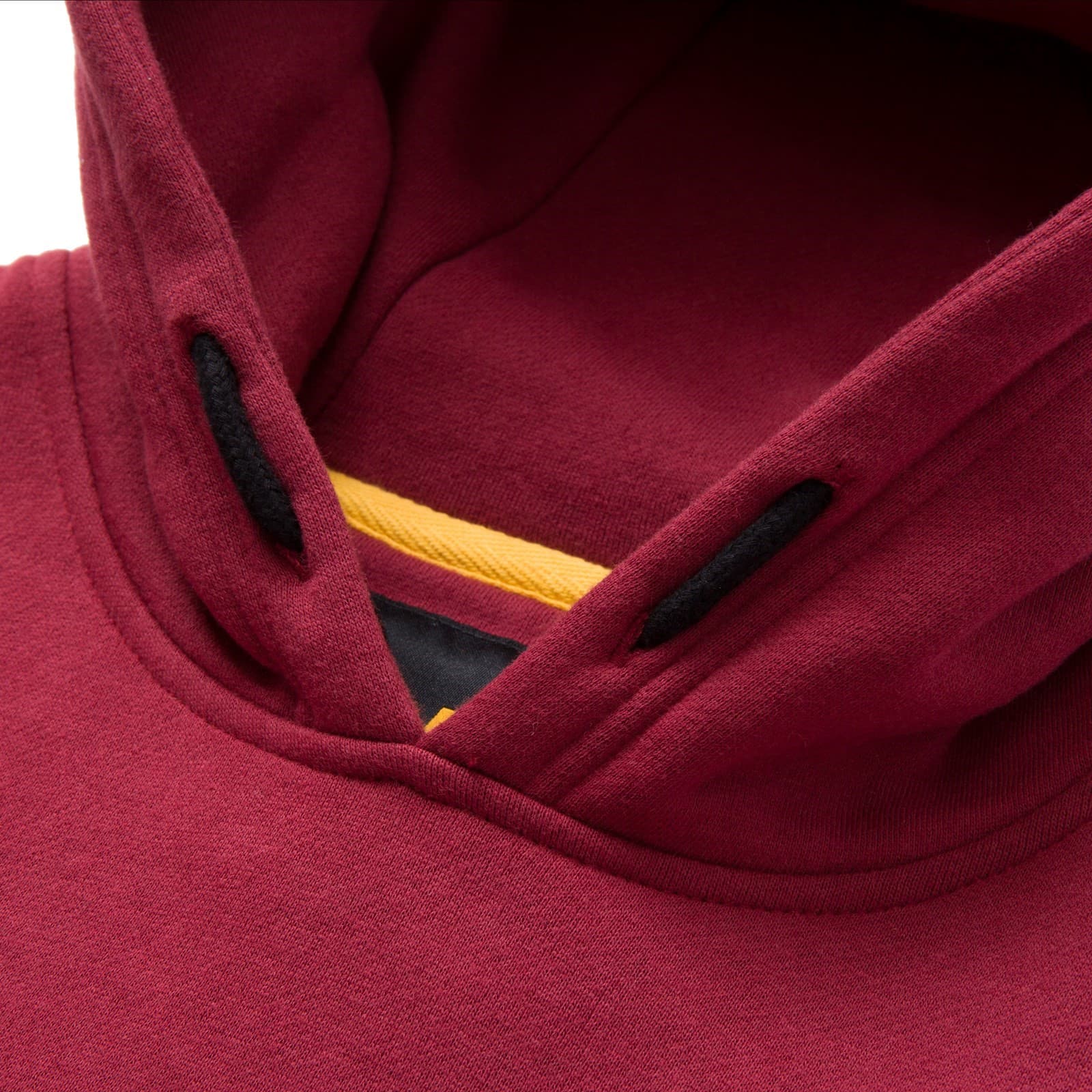 Caterpillar Trademark Banner Hooded Sweatshirt Size Med Red Brick 38520-71792-04