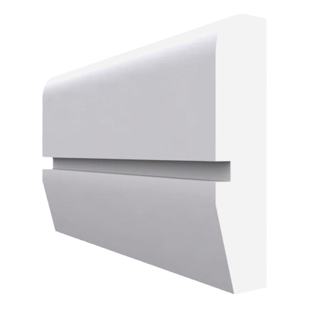 Chamfered Square Grooved MDF Dado Rail Unprimed 4200mm x 70mm x 18mm