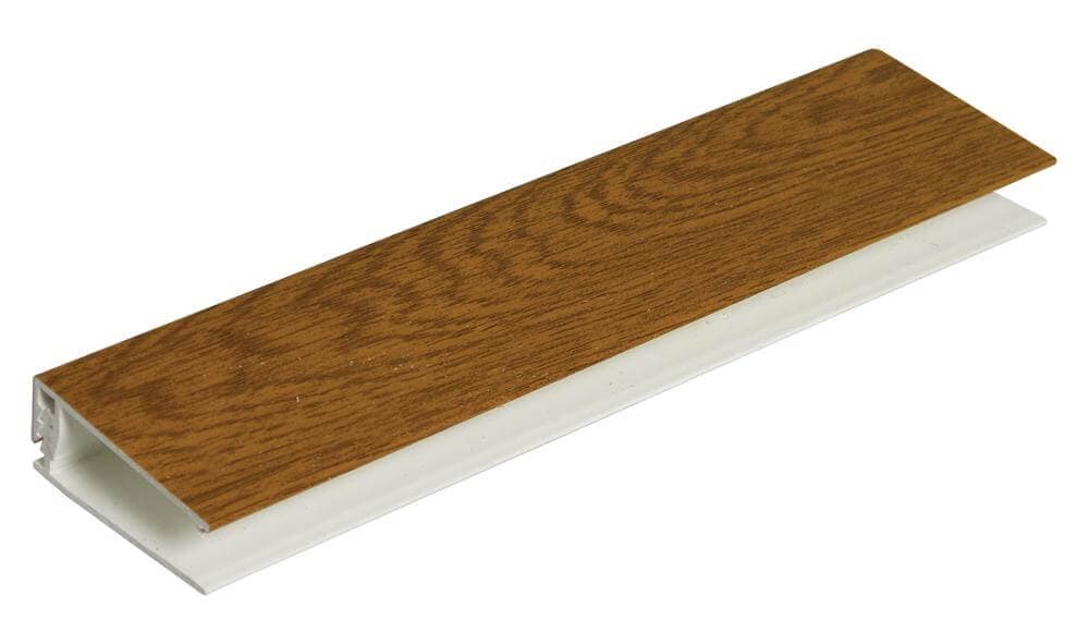 Shiplap Cladding Two Part Top Edge Trim - 3mtr Golden Oak