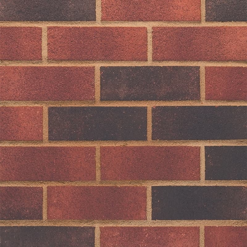 Wienerberger Red Denton Old Weatherfield Blend Facing Brick - Pack 340, Size: 215x102.50x73mm