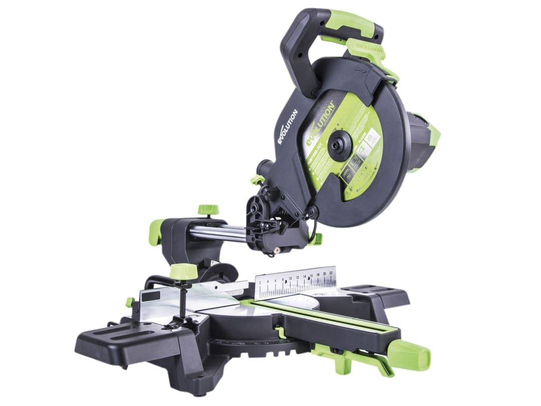 Evolution F255SMS TCT Multi-Material Sliding Mitre Saw 255mm 1600W 240V 052-0006