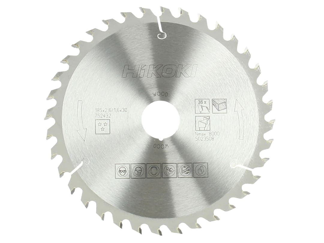 Hikoki Circular Saw Blade 185 x 30mm x 36T 752432