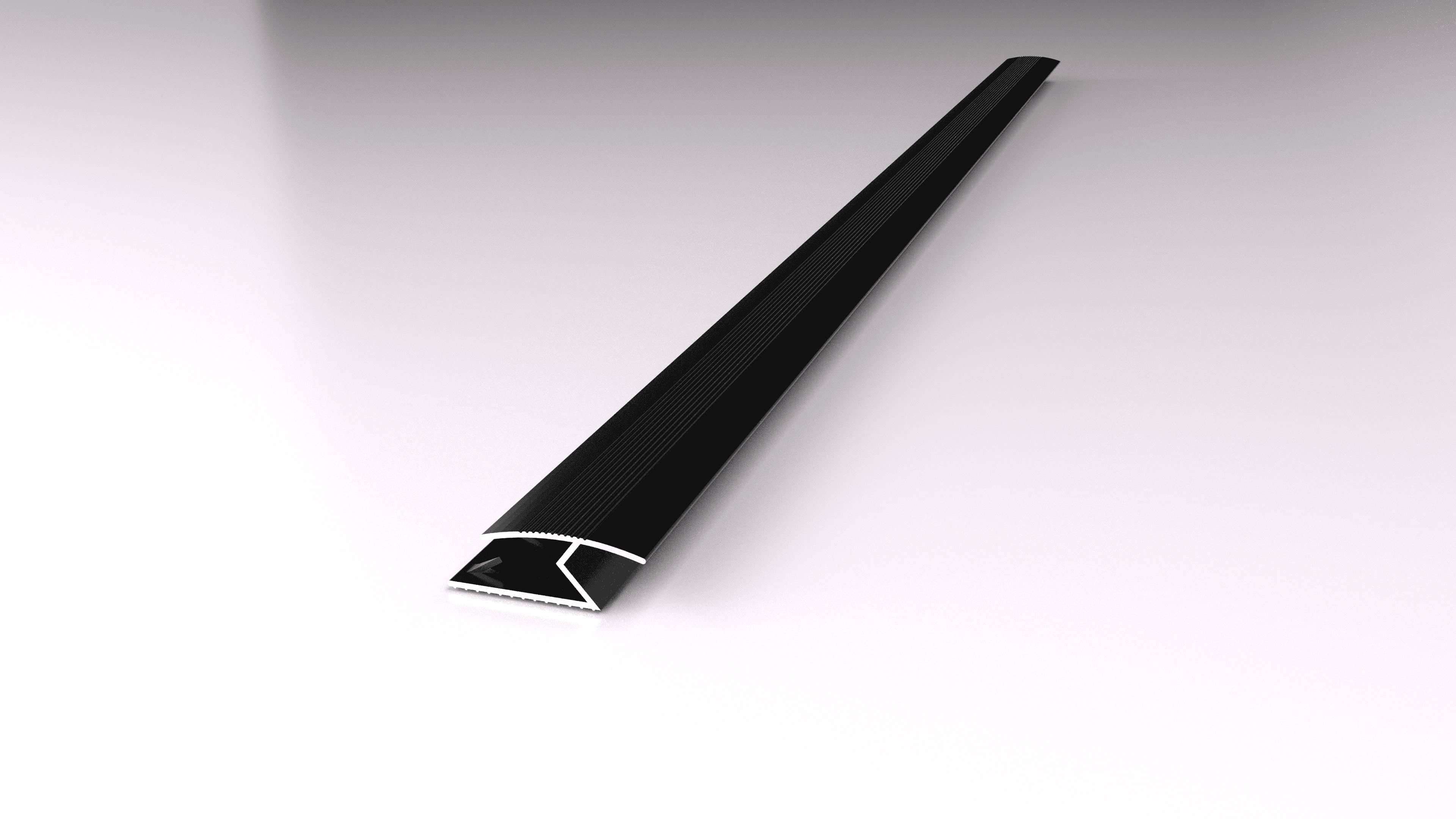 Z Section Floor Trim - 900mm - Black