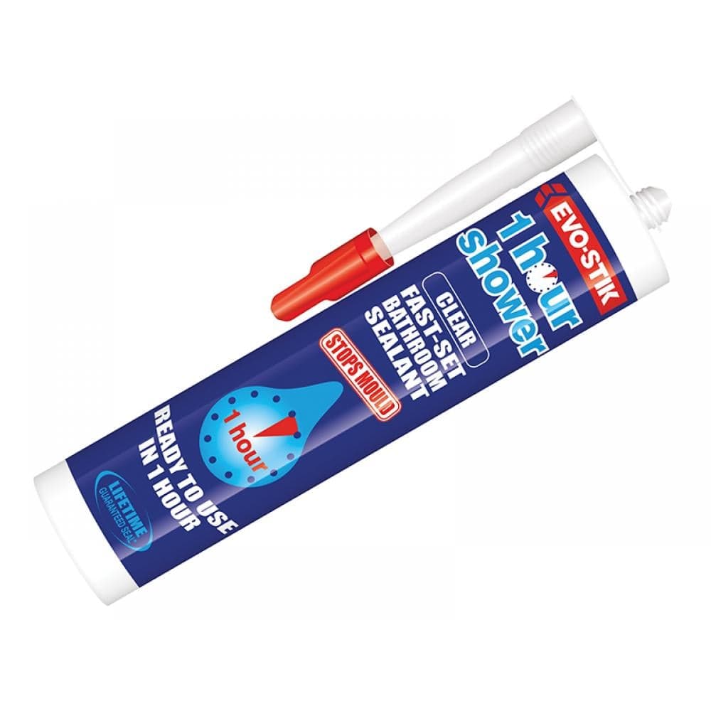 Evo-Stik 30613700 1 Hour Shower Sealant Clear 310Ml