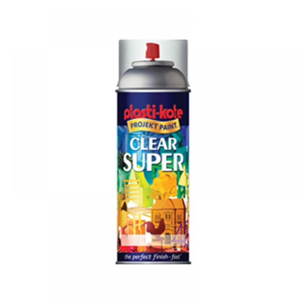 Plastikote 011138 Gloss Super Spray Clear 400Ml