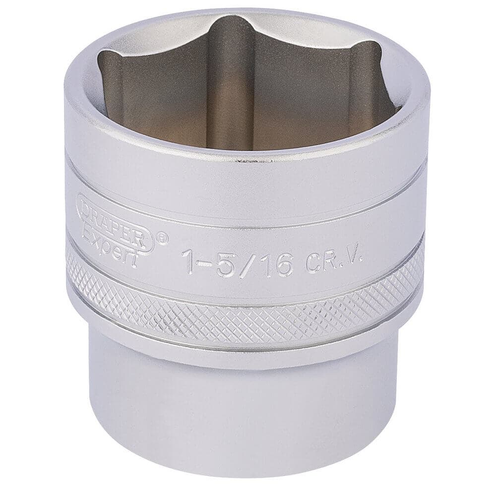 Draper Expert 16640 6 Point Imperial Socket 1/2in Sq. Dr. 1.5/16in each