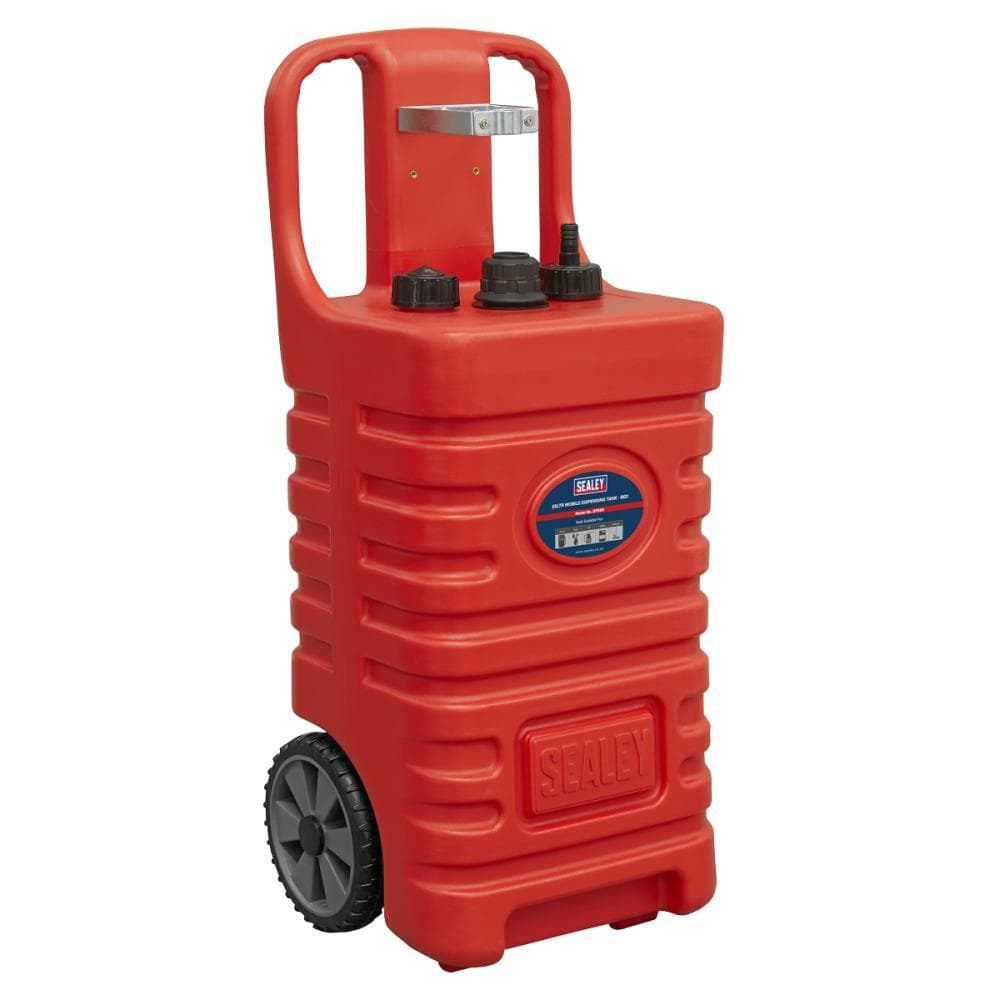 Sealey DT55R Mobile Dispensing Tank - Red 55Ltr