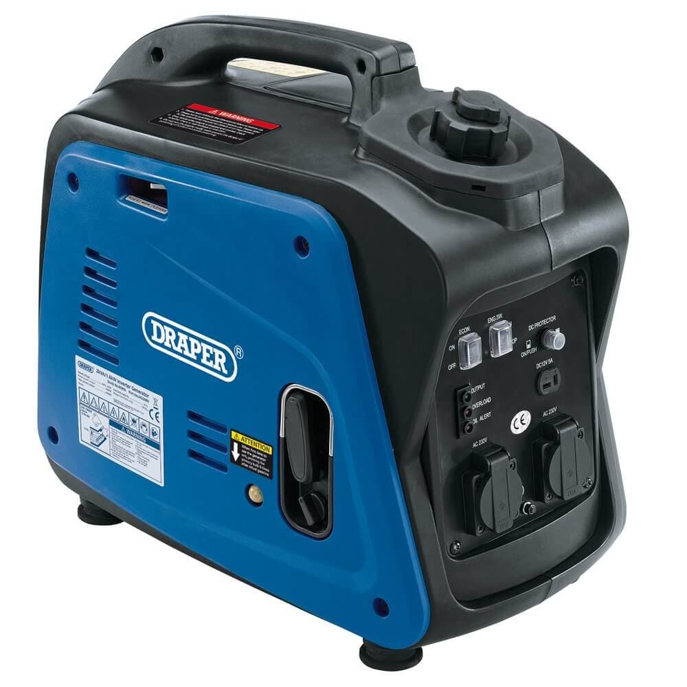 Draper 80956 Petrol Inverter Generator 1700W each 1