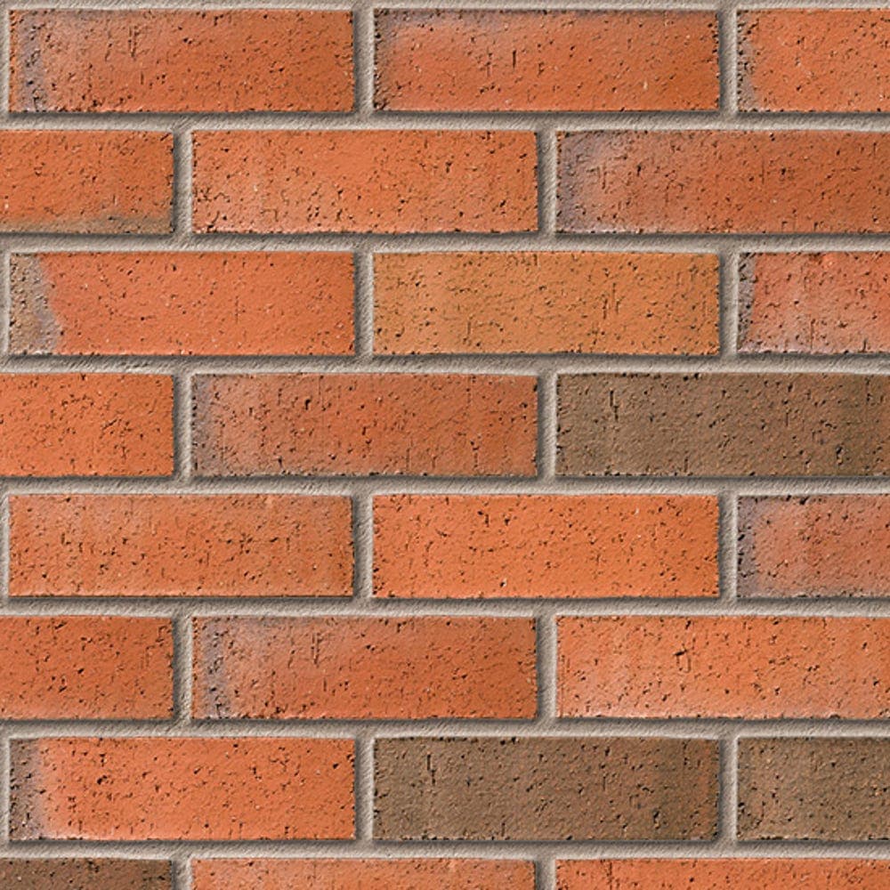 Ibstock Roughdales Red Multi Rustic Facing Brick 65mm | Pack of 404