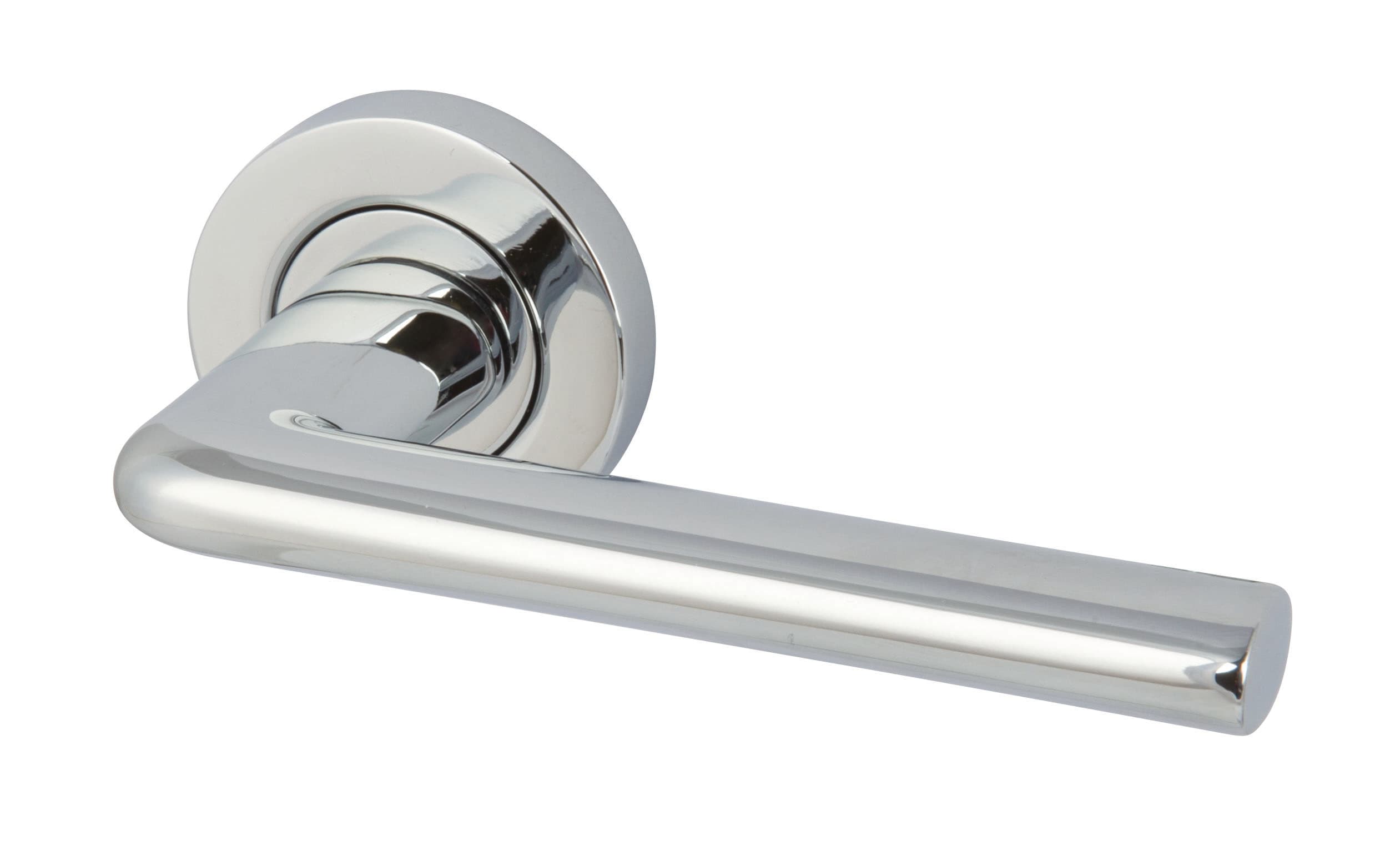 Hafele Gilman Lever On Rose Handle Polished Chrome