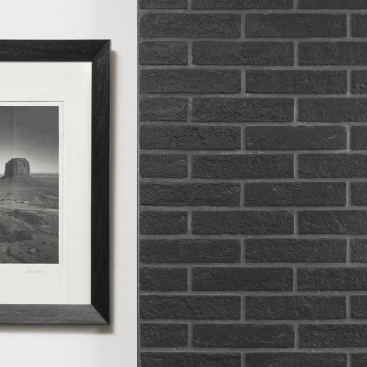 Rondine New York Black Brick Slips 6x25cm