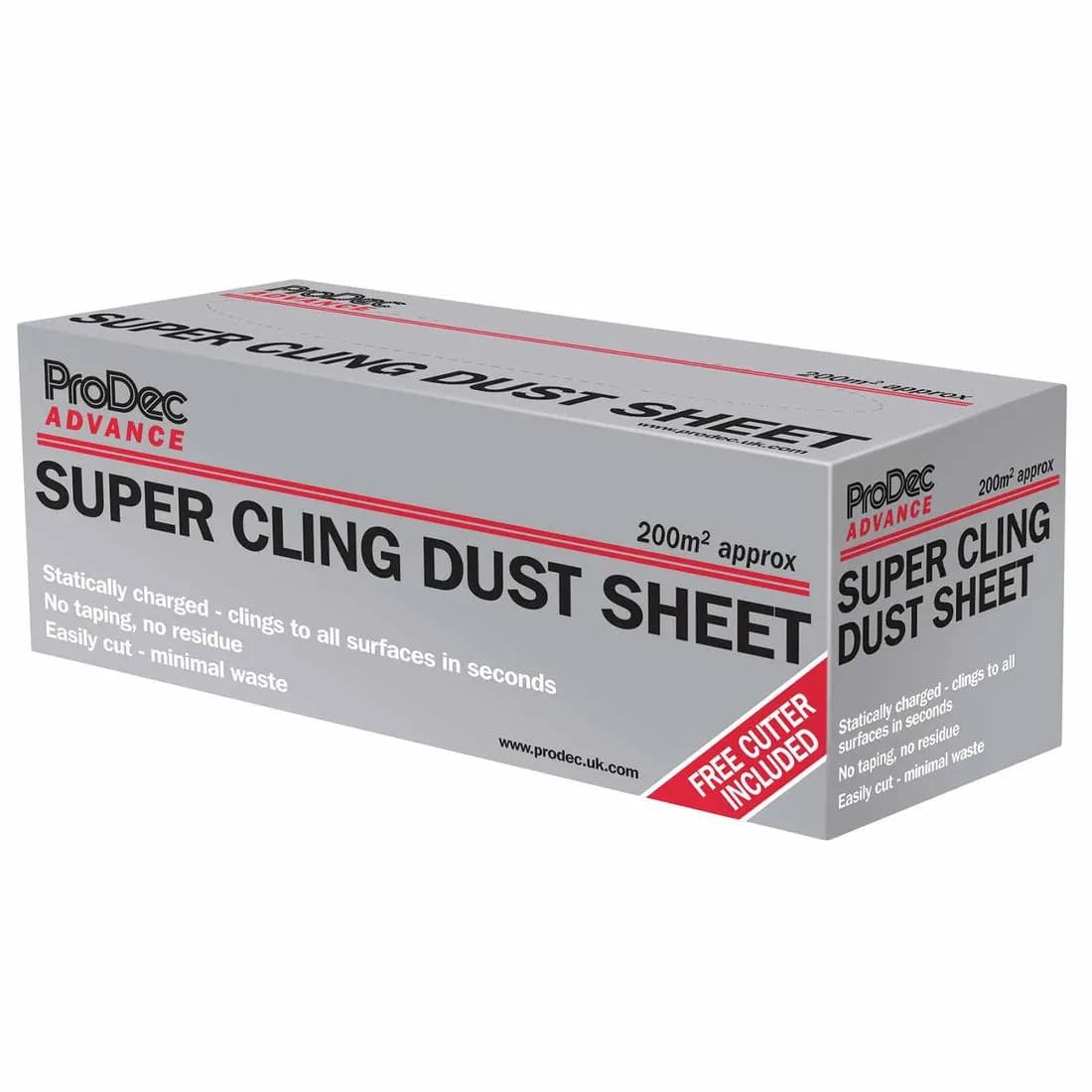 Prodec Advance Super Cling Dust Sheet 200Sq.M