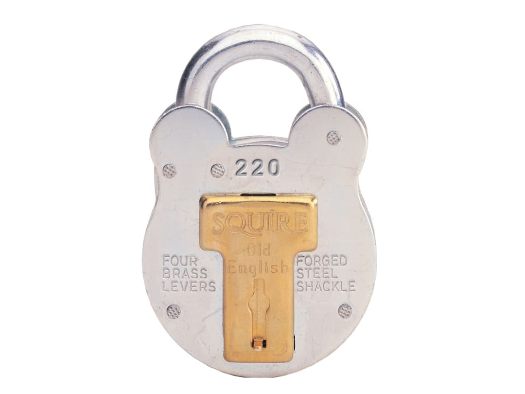 Squire Old English Padlock Galvanised 220 220