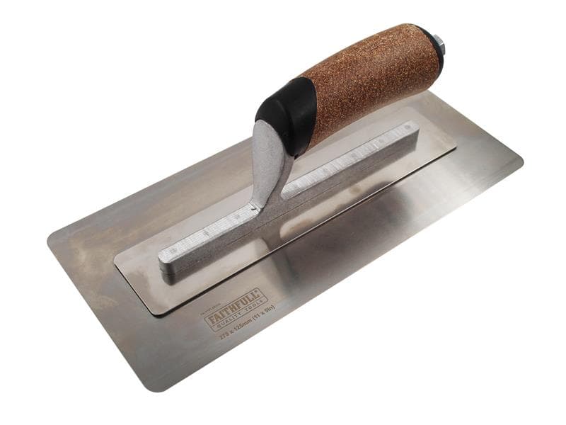Faithfull Flex Finishing Trowel With Cork Handle 275Mm (11In) PTFLEX11C