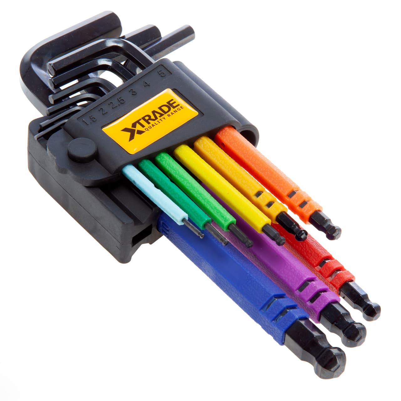 Xtrade X0900210 Long Arm Ball End Hex Key Set (9 Piece) XTR-X0900210