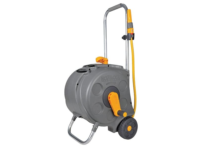Hozelock 100-000-933 2416 Freestanding Compact Hose Reel + 30M Of 12.5Mm Hose