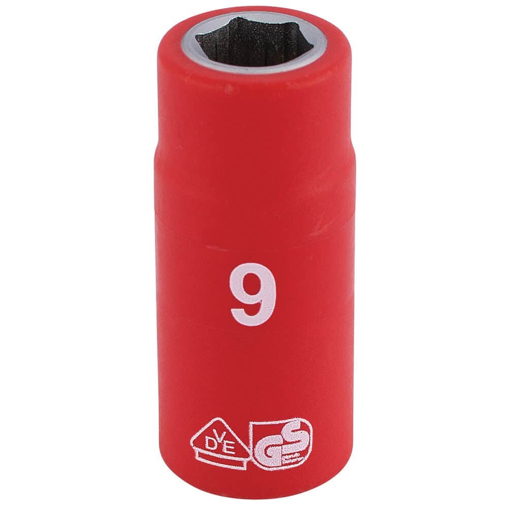 Draper Expert 31469 Fully Insulated Vde Socket 1/4in Sq. Dr. 9Mm each