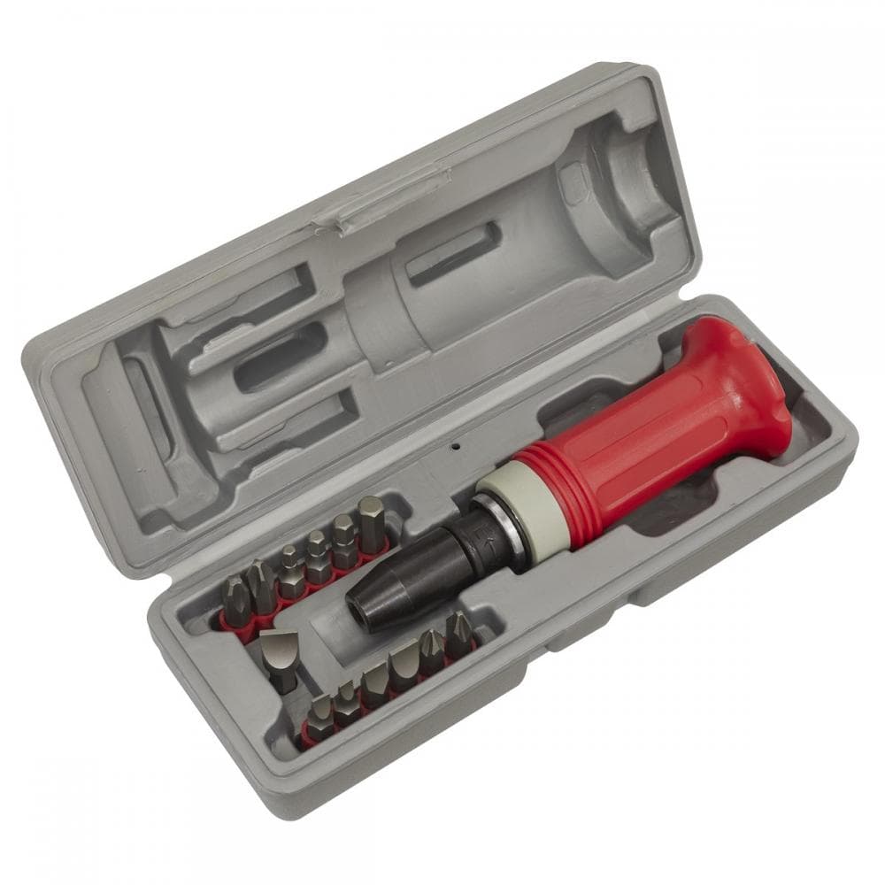 Sealey AK2081 Impact Driver Set 15Pc Protection Grip