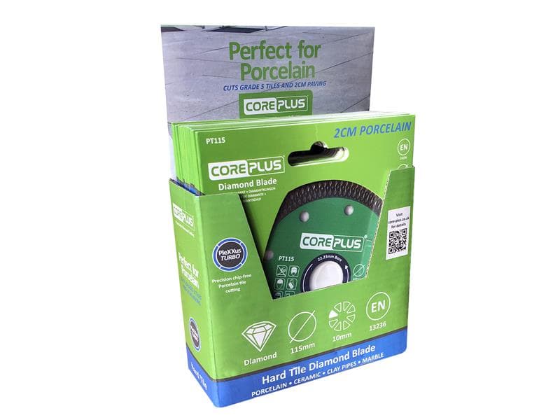 Coreplus VTP115PROMO Porcelain Diamond Blade 115Mm Cdu Of 15 Blades