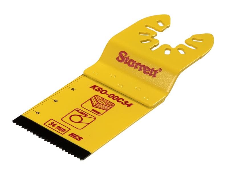 Starrett KSO-00C34 Kso-00C34 Plunge Hcs Oscillating Blade 40 X 34Mm X 18 Tpi
