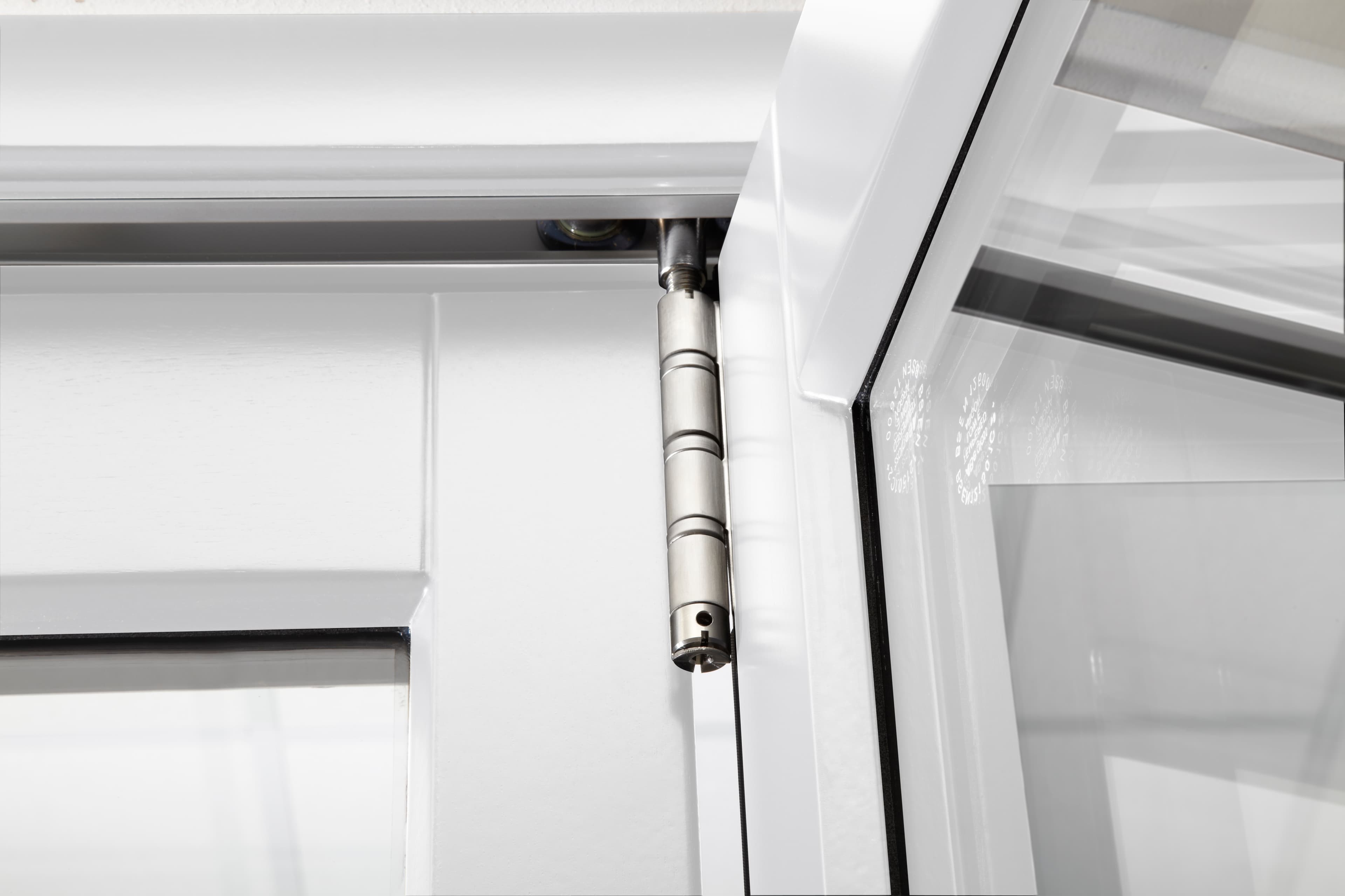 External Pre Finished White Slimline Bifold Door Set 2400 x 54mm