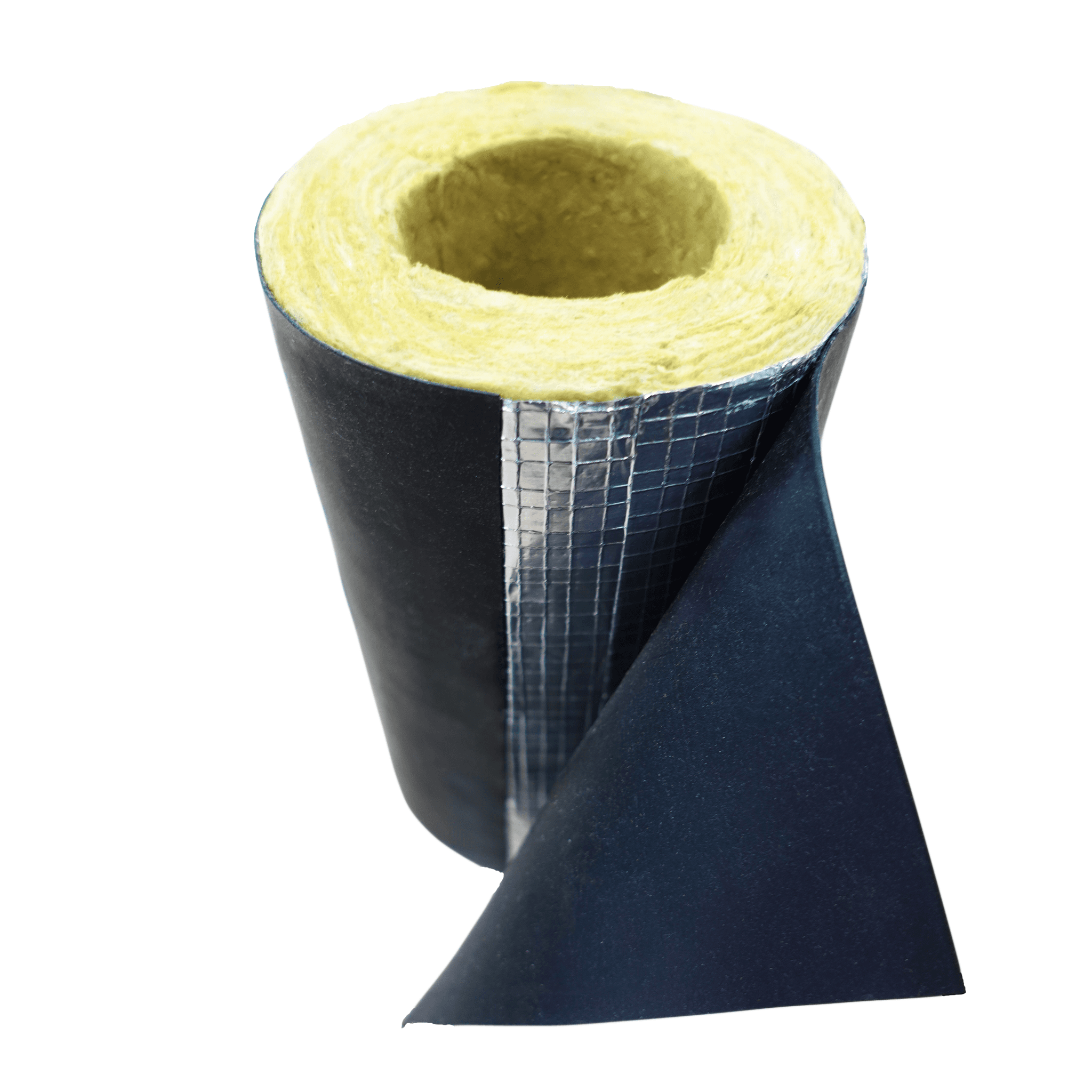 Rockwool Pipe Insulation in PIB Cladding (1m)